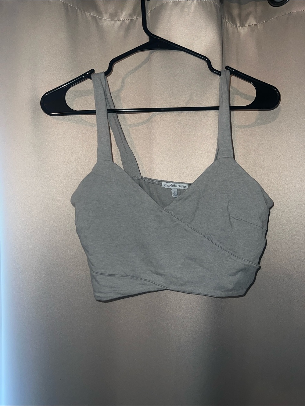 Charlotte Russe Wrap Crop Top